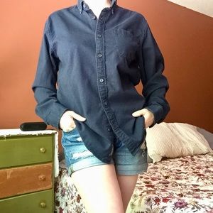 Classic Comfy Blue Button Down